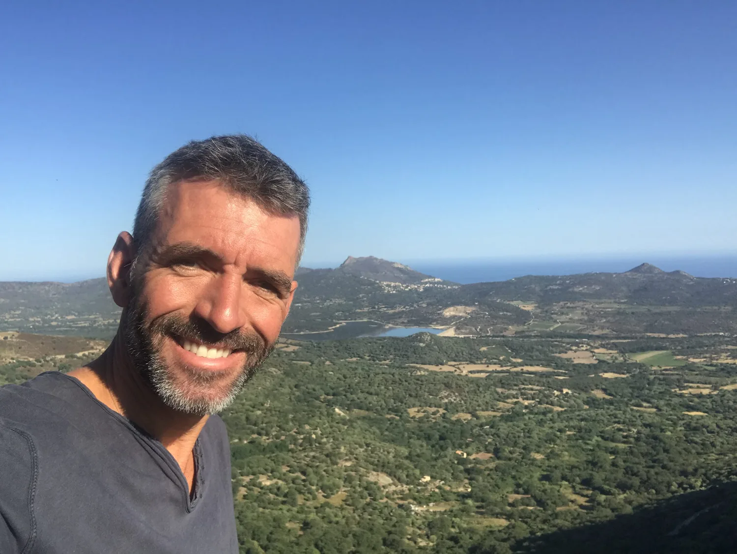 portrait d'un homme à l'Esterel