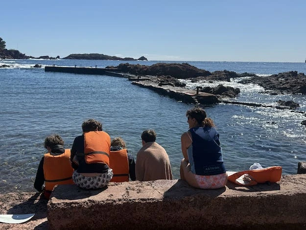 portrait d'un randonneur à l'Esterel